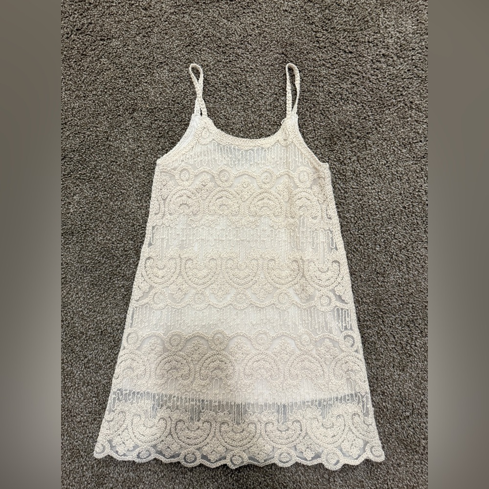 Zara cream dress